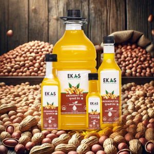 Wood Pressed Groundnut Oil