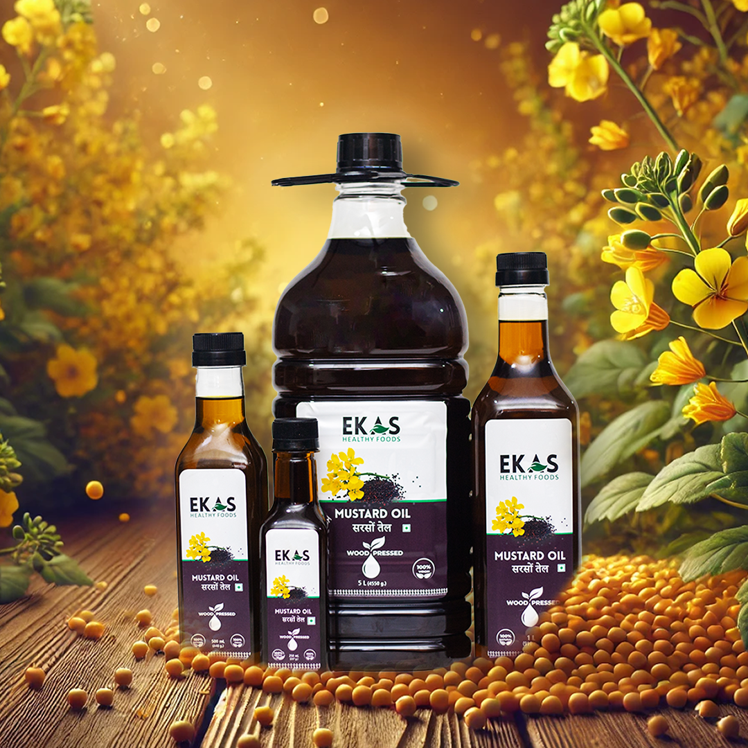 Wood-Pressed Mustard Oil