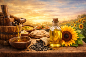 Read more about the article Is Wood Pressed Sunflower Oil Good for Health in Indian Diets?